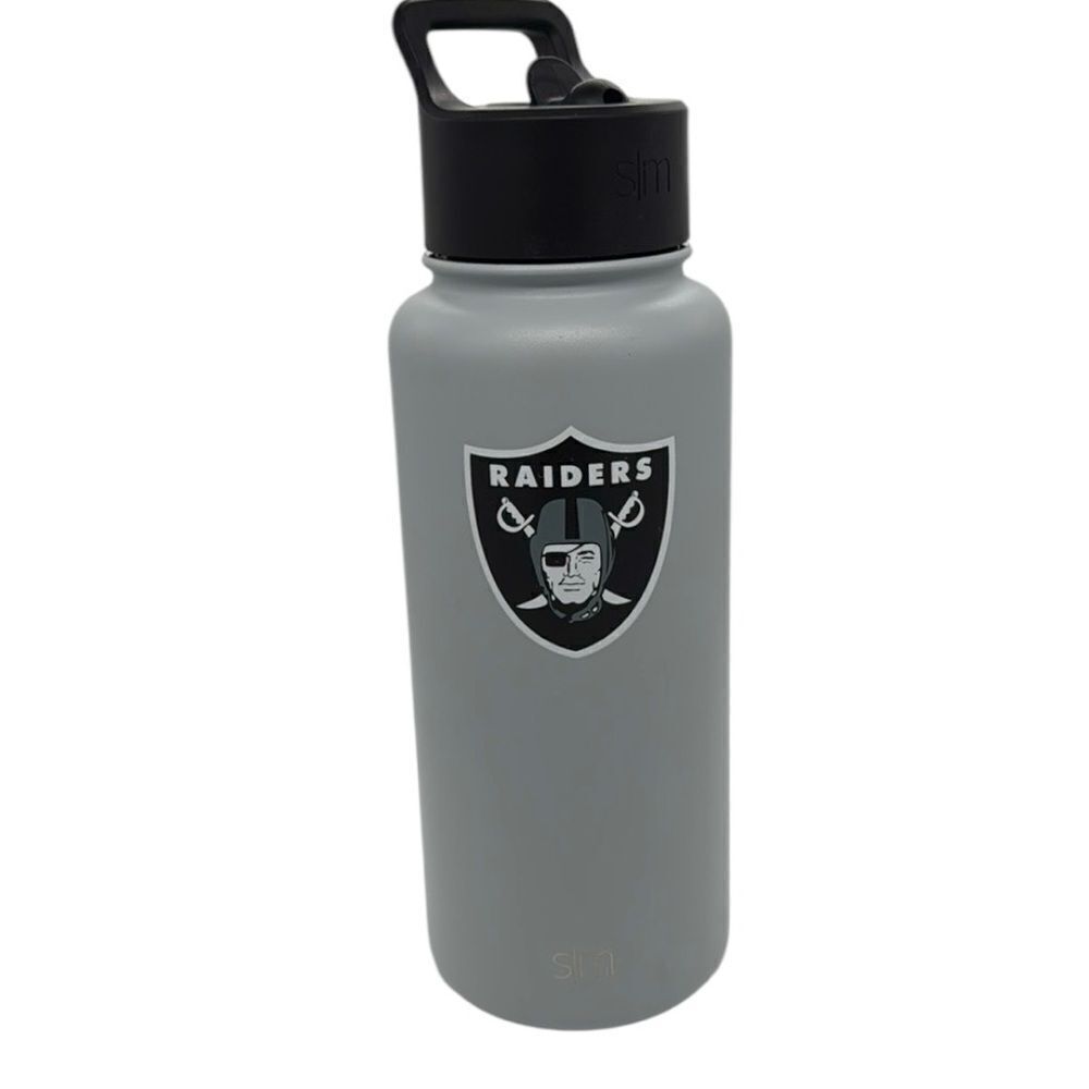 Simple Modern NFL Raiders Water Thermos with Straw 32 oz